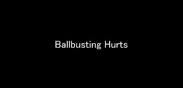  Ballbusting Hurts - Painful Balls Kicking by Herrin Bestrafung